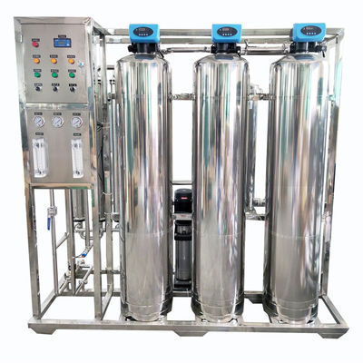 Pemurni Air Murni RO Deionisasi Otomatis Peralatan Air Lunak 500l/H Peralatan pengolahan air