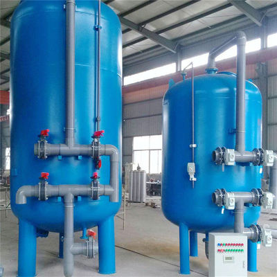 Filter Pasir Kuarsa Baja Karbon Otomatis Karbon Aktif Pasir Dangkal Mangan