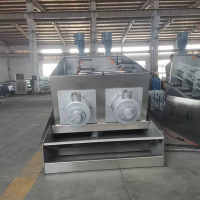 Pemisahan Cairan Padat SS304 Spiral Sludge Dewatering Machine Jenis Sekrup Otomatis