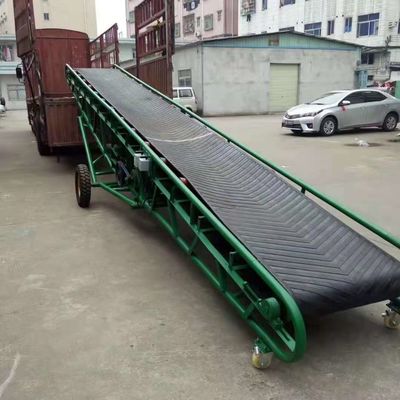 Industri Pendukung Baja Karbon Rubber Belt Conveyor Bergerak Untuk Batubara Tambang Gandum