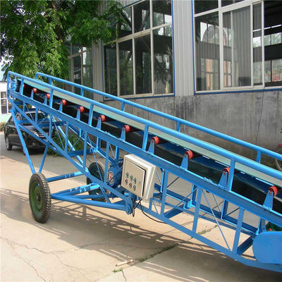 Industri Pendukung Baja Karbon Rubber Belt Conveyor Bergerak Untuk Batubara Tambang Gandum
