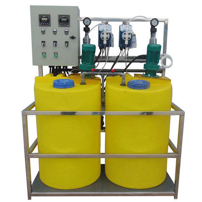1000L / H PE Pac Pam Flocculant Mesin Dosis Otomatis Pelarutan Rilis Lambat