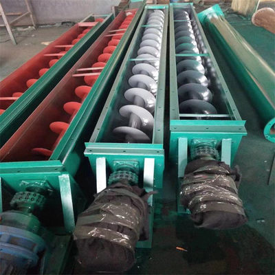 Baja Karbon Stainless Steel Poros Sekrup Conveyor U Jenis Lumpur Batu Bubuk Kurang Kering