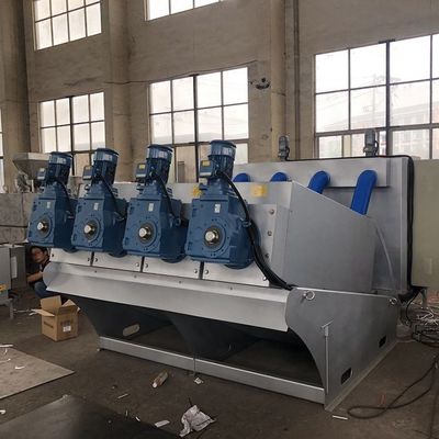 5m3/H Stainless Steel Screw Stacker Akuakultur Spiral Sludge Dehydrator