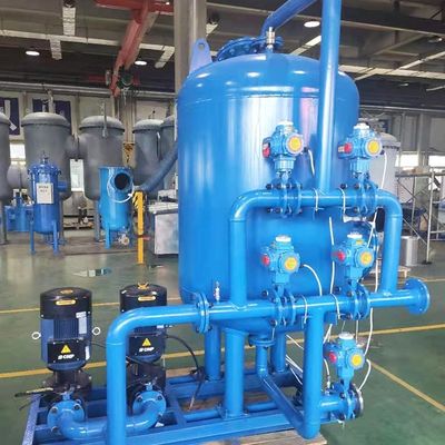 30m3/H multi media filter stainless steel kuarsa pasir karbon aktif filter mekanik