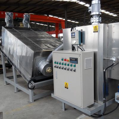 15m3 / H spiral mesin dewatering lumpur pabrik makanan peralatan dewatering lumpur