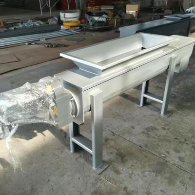10t / jam konveyor sekrup tanpa poros 304 lumpur stainless steel dan peralatan pengangkut cinder