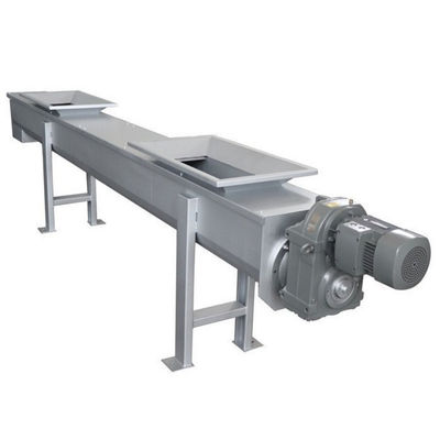 10t / jam konveyor sekrup tanpa poros 304 lumpur stainless steel dan peralatan pengangkut cinder