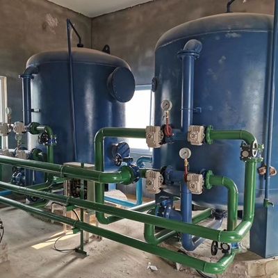 5m³ / H Baja Karbon Filter Pasir Mangan Air Bawah Tanah Penghapusan Mangan Besi