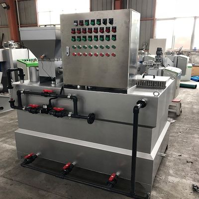 1500L / H Perangkat Dosis Otomatis Terintegrasi PAC / PAM Dosis Alkali Asam Klorin