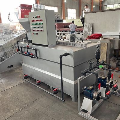 1500L / H Perangkat Dosis Otomatis Terintegrasi PAC / PAM Dosis Alkali Asam Klorin