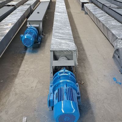 3m3 / jam U jenis baja karbon shaftless screw conveyor feed poros lumpur konveyor spiral