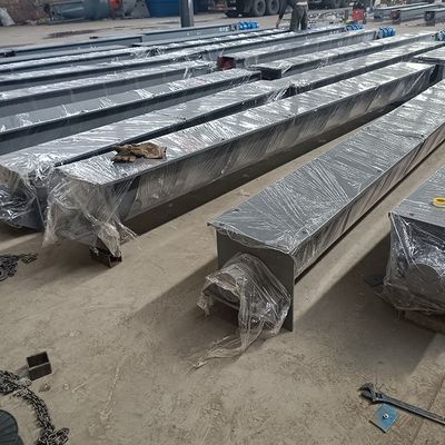 3m3 / jam U jenis baja karbon shaftless screw conveyor feed poros lumpur konveyor spiral