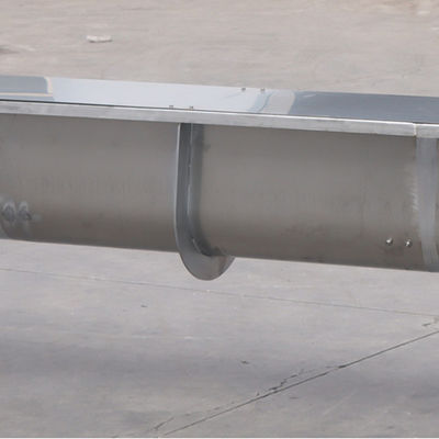 U Groove Shaftless Screw Conveyor Breeding Pabrik Tekstil Sludge Spiral Conveyor