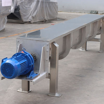 U Groove Shaftless Screw Conveyor Breeding Pabrik Tekstil Sludge Spiral Conveyor