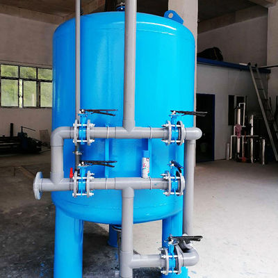Filter Pasir Kuarsa Karbon Aktif Multi Media Industri Sepenuhnya Otomatis