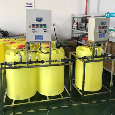 Sistem Dosis Otomatis Cairan Kimia untuk Pengolahan Air Limbah Pabrik Pencelupan