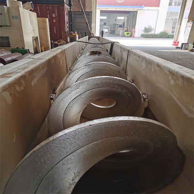 Sewage Treatment Plant Shaftless Spiral Conveyor Grid Residu Conveyor Equipment