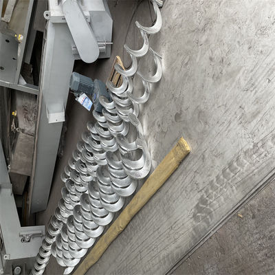 Sewage Treatment Plant Shaftless Spiral Conveyor Grid Residu Conveyor Equipment