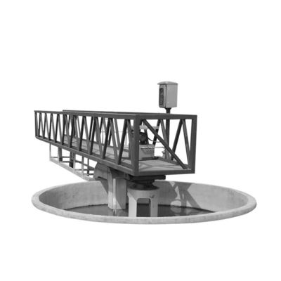 Tangki Sedimentasi Sludge Scraper Pengikis Setengah Jembatan Stainless Steel