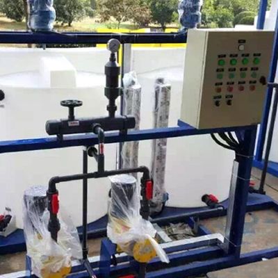 Sistem Dosis Klorida Inhibitor Skala Otomatis Pengolahan Limbah Industri Kimia