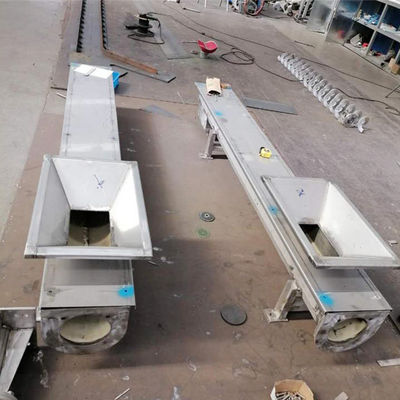 U Type Screw Conveyor Untuk Sludge Cinder Cinder Ore Grain