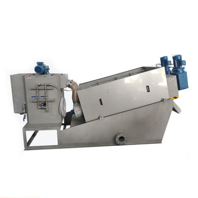Mesin Dewatering Sludge Screw Stacked Mobile Automatic Screw Press
