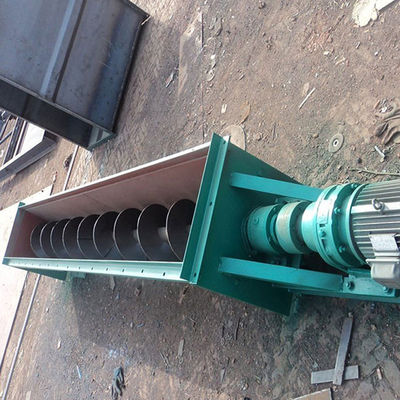 Shaftless U Type Lime Spiral Screw Conveyor Cenderung Industri Horisontal