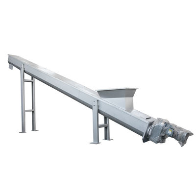Konveyor Sekrup Shaftless Stainless Steel Untuk Konveyor Spiral Butir Serbuk