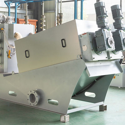 100m3 / H Spiral Sludge Dewatering Machine Peralatan Pengolahan Lumpur SUS316L