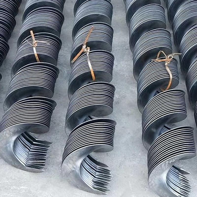 Double Shaft Horizontal Stainless Steel Screw Conveyor 1000mm Untuk Industri Batubara