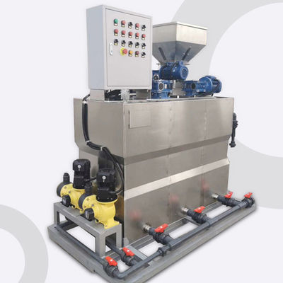 Sistem Dosis Otomatis PAM Mesin Dosis Bubuk Kering 3500L / H