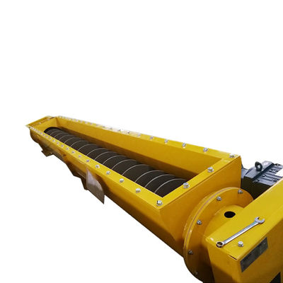 1-40m Shaftless Screw Conveyor Auger Screw Conveyor Untuk Penyampaian Lumpur Limbah Minyak