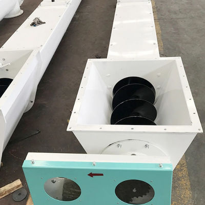 1-40m Shaftless Screw Conveyor Auger Screw Conveyor Untuk Penyampaian Lumpur Limbah Minyak
