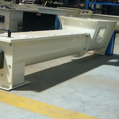 1-40m Shaftless Screw Conveyor Auger Screw Conveyor Untuk Penyampaian Lumpur Limbah Minyak