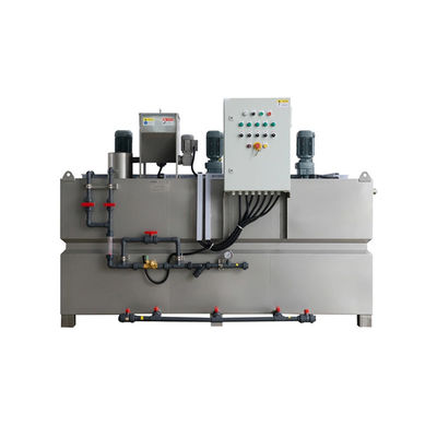 Sistem Dosis Kimia Polimer PAM PAC Mesin Dosis Bubuk 250L ~ 10000L