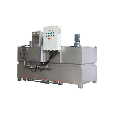 Sistem Dosis Kimia Polimer PAM PAC Mesin Dosis Bubuk 250L ~ 10000L