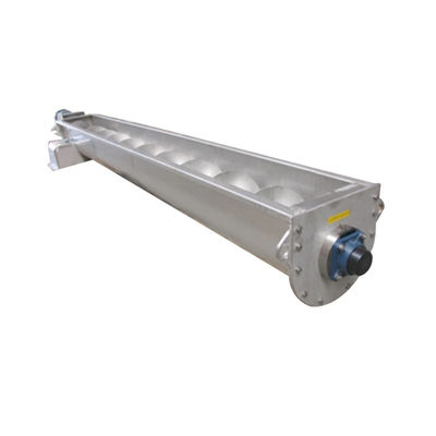 Stainless Steel Auger Spiral Granular Material Powder Screw Conveyor Efisiensi Tinggi