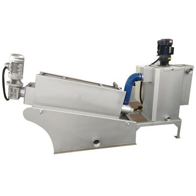 8m3 / H Stainless Steel 304 Screw Press Peralatan Dewatering Lumpur Tahan Karat