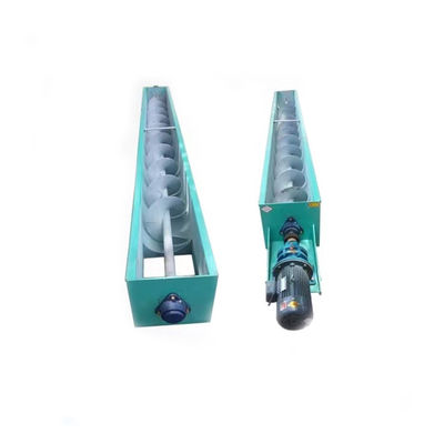 5t / H SS316 Mud Auger Shaftless Screw Belt Conveyor Untuk Pengolahan Air Limbah Pencelupan