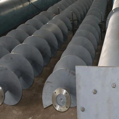 SUS304 Dewatering Sludge Screw Conveyor Untuk Pengangkutan Pasir Batubara Hancur