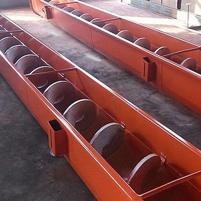 SUS304 Dewatering Sludge Screw Conveyor Untuk Pengangkutan Pasir Batubara Hancur