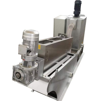 1-2500kgs / H Volute Sludge Dehydrator Multi Disk Screw Press Mesin Dewatering Lumpur