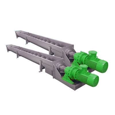 1 ~ 25Meter Cenderung Stainless Steel Screw Auger Conveyor Untuk Semen Silo