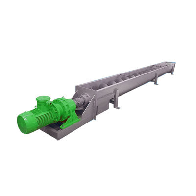Slag Sprial 304 Stainless Steel Screw Conveyor Untuk Semen