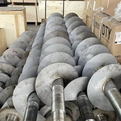 Slag Sprial 304 Stainless Steel Screw Conveyor Untuk Semen
