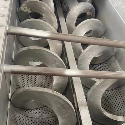 Slag Sprial 304 Stainless Steel Screw Conveyor Untuk Semen