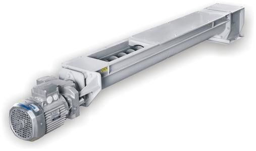 Konveyor Sabuk Sekrup Putih Seng, Konveyor Sekrup Silo 250mm