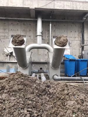 Mesin Press Lumpur 400mm, Press Sekrup Horisontal Stainless Steel