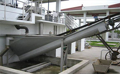 350mm Grit Separator Air Limbah, 0.55Kw Cyclone Grit Separator